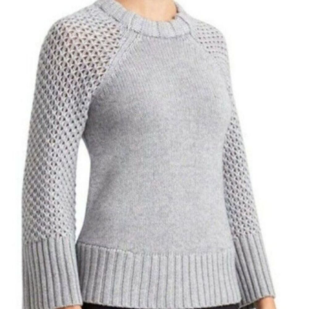 Derek Lam 10 Crosby for Athleta Gray Wool Cashmere Sweater Small